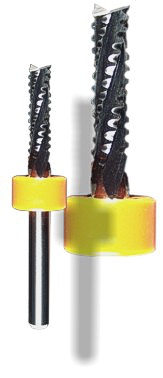 Chip breaker router
